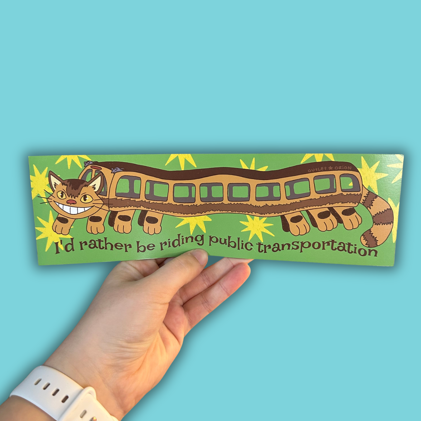 Cat Bus Totoro-Inspired Bumper Magnet